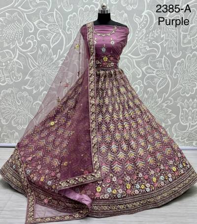 ANJANI ART 2385 COLOUR WEDDING LEHENGA CHOLI